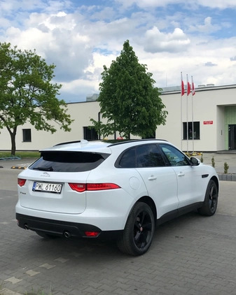 Jaguar F-Pace cena 130000 przebieg: 153400, rok produkcji 2018 z Osiek małe 46